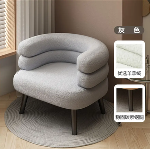 Silla de Maquillaje y Comedor de Lujo, Económica, Estilo Nórdico Moderno, para Sala de Estar o Balcón - Product Image 3