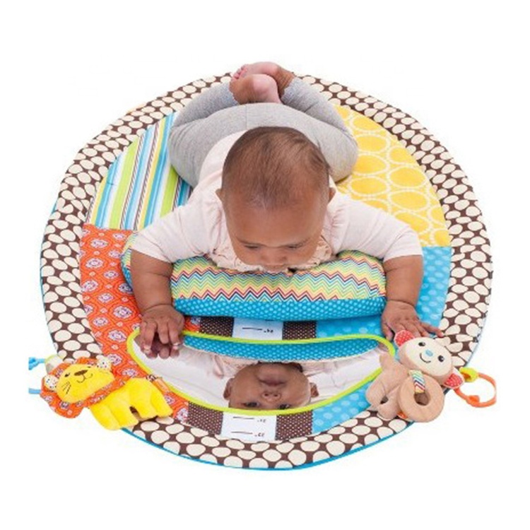 Child Early Education Height Blanket Game Blanket Baby Exercise Crawling Moisture-proof Mat with Soft Pillow