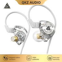 Auriculares con cable QKZ AK3 FiLe con interfaz de 3,5mm Control de línea de subwoofer en la oreja y tapones para los oídos de bobina móvil para teléfonos móviles