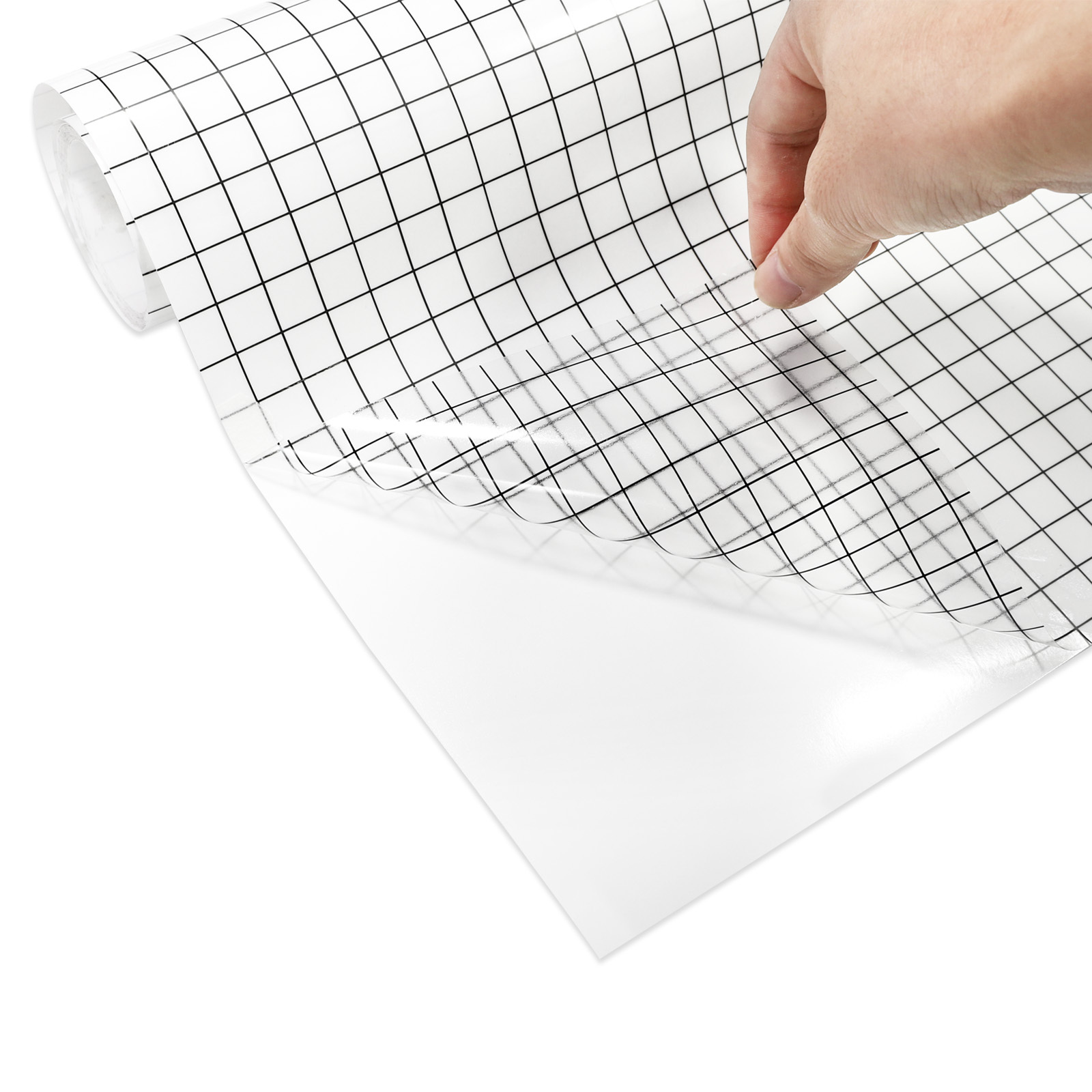 PVC Clear Adhesive Plastisol Transfer Film Tape Roll For Vinyl Application