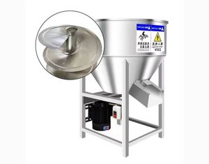 Mélangeur d'aliments épaissi, équipement de préparation de poudre pour l'alimentation animale en élevages, petit mélangeur domestique de 50-500 kg - Product Image 1