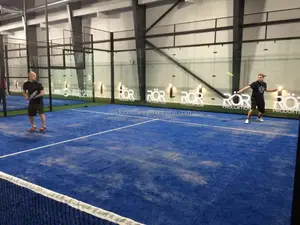 JSMC 2024 Padel lapangan tenis 10m * 20m pabrik pabrik lapangan tenis Padel luar ruangan