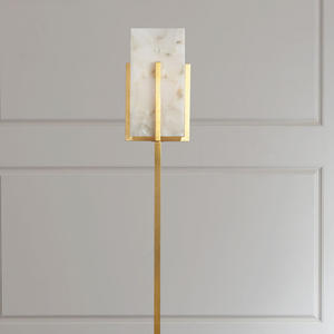 Lampe sur pied design américaine de luxe moderne en fer et marbre, LED E27 dimmable, CRI 85 élevé, pour chambre et salon - Product Image 3