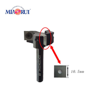 Miaorui 8*35 * 62L * 3T lame remplaçable plaque couteau à casser fond bois fraise Insert-Style Spoilboard bois routeur Bits