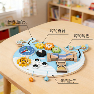 Tavola Attività Multifunzionale in Legno per l'Educazione Precoce, Giocattolo Fai-da-Te per Bambini dai 5 ai 7 <span class=keywords><strong>Anni</strong></span>, Accessorio Busy Board, Pannello con Pioli per l'Insegnamento - Product Image 5