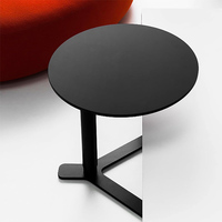 Table basse simple et personnalisable en acier, table d'appoint pour petits appartements, chambres, salon, petits espaces