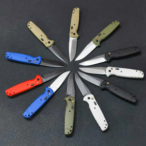 Couteau pliant 4300BK 7cr13mov, manche en ABS, lame polie à la <span class=keywords><strong>pierre</strong></span> noircie, couteau de poche, camping en plein air, EDC, bricolage - Product Image 6