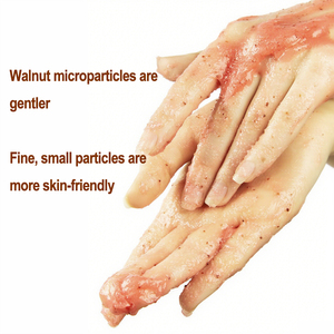 Juego de cuidado de manos 2 en 1 nutritivo y exfoliante con aloe, vitamina B5 y C, crema de manos hidratante suavizante y gel exfoliante - Product Image 3