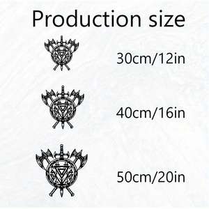 Decoración de Pared de Metal con Hacha Vikinga, Estatua de Hacha Vikinga, Mural, <span class=keywords><strong>el</strong></span> Regalo Ideal para los Fanáticos de los Vikingos, Decoración del Hogar, Decoración de Pared - Product Image 6