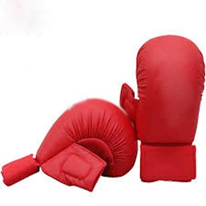 Gants de karaté en cuir de haute qualité et mitaines de poinçonnage de Taekwondo équipement de protection pour l'entraînement de compétition de sparring d'arts martiaux - Product Image 2