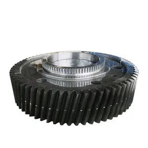 Non standard large module metal double helical herringbone spur bull gear wheel