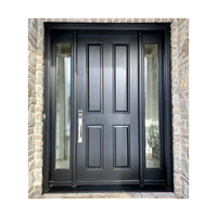 Ace Porte principale en bois E75 Aluminium Portes d'entrée au design moderne pour le salon Porte d'entrée de haute qualité