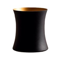 Seau à glace champagne noir avec or 5L