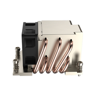 Refroidisseur de processeur multiplateforme SP3 AMD 2UP23, radiateur à 5 caloducs, fond en cuivre, serveur 2U pour boîtier d'ordinateur, TDP 320W