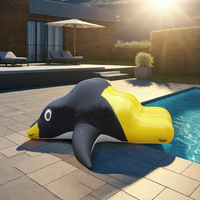 Vente en gros de pingouin en PVC gonflable pour enfants, jeu de sport aquatique flottant pour la natation, amusement gonflable