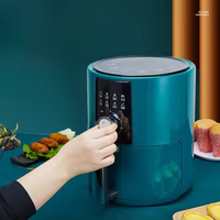 Friteuse à air numérique 6L en acier inoxydable, sans huile, pour rôtir, déshydrater, multifonction, usage domestique, hôtelier, appareil de qualité commerciale