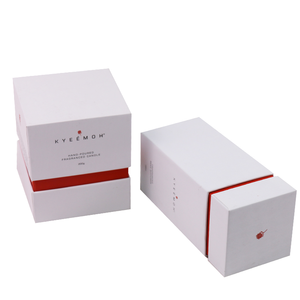 กระดาษแข็งแบบกำหนดเองกล่องบรรจุภัณฑ์เทียนใหม่กันยูวีฟอยล์สีทองมีลายนูนแบบอุตสาหกรรมเคลือบผิวด้านแตกต่างกัน - Product Image 1