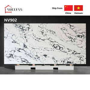 SUCCESS CARRARA FLORAL大理石インテリアキッチンワークショップ高品質スラブ用バニティカウンタートップ壁バスルーム屋内テーブルトップ - Product Image 1