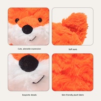 Peluche amusante Pluto Fox Red Panda en polyester et coton PP, adorable animal en peluche, cadeau d'anniversaire, oreiller pour dormir et câliner