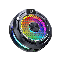 Accessoires de jeu rechargeables, ventilateur RGB à charge filaire, refroidisseur de téléphone portable de haute qualité, refroidisseur de téléphone pour jeux