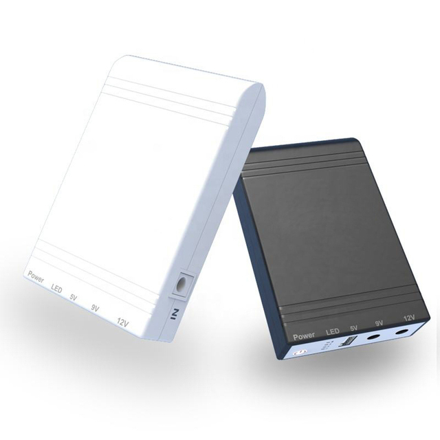 Portable Mini DC UPS Single Phase for WIFI Router WGP103 5V/9V/12V 24W 8800mAh/10400mAh Lithium Battery Backup Power
