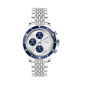 Reloj Coastal Pace con correa metálica y movimiento de cuarzo, que combina estilo urbano para negocios y uso diario con comodidad duradera. - Product Image 3