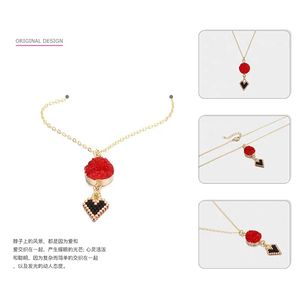 Collana con Ciondolo a Stella Esagonale e Diamante a Quattro Punte, Stile Classico alla Moda, Tessuta a Mano con Miyuki, Personalizzabile, Vendita all'Ingrosso - Product Image 3