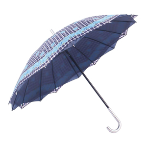 QX Hot Sale Polyester Fabric Solid Color 16K Straight Handle <b>Umbrella</b> Double layer Fabric Cross Can Be Customized <b>Umbrella</b> - Product Image 1