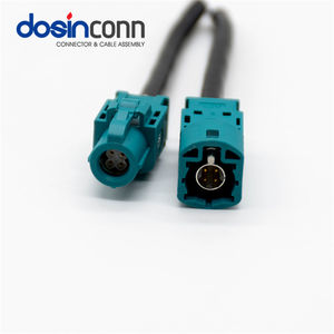 Câble coaxial HSD Z <span class=keywords><strong>Code</strong></span> bleu marine mâle vers prise femelle HSD avec câble coaxial RG174 50 ohms pour faisceau de câblage automobile 6 GHz - Product Image 3