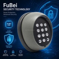 Teclado remoto RF de 433,92 MHz, control de acceso digital, teclado PIN inalámbrico para motor de puerta corredera, unidad de entrada de seguridad con procesador de 32 bits