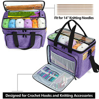 Sac à bandoulière Oxford en tricot avec fermeture éclair, réutilisable, écologique, résistant à l'eau, multi-compartiments, portable