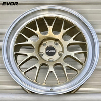 Jantes EVOR en or clair et argent, disponibles en 16/17/18/19/20/21/22 pouces, jantes tout-terrain/circuit/10 000 tonnes, roues forgées