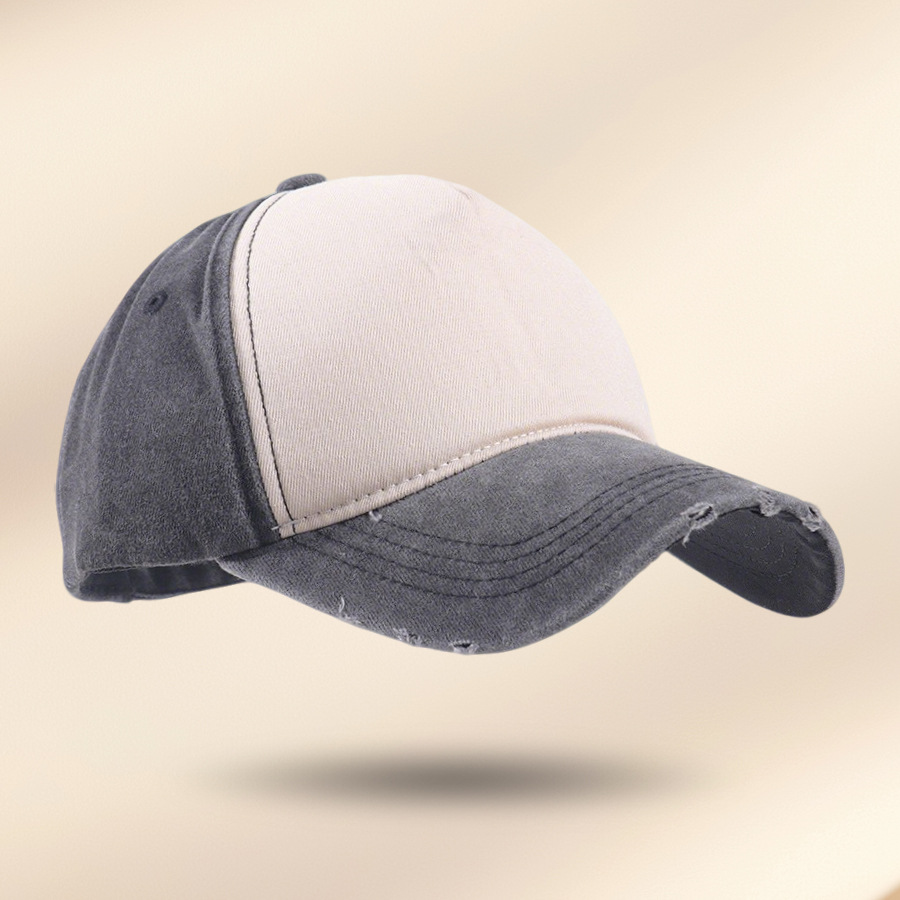 Black rice top with black brim