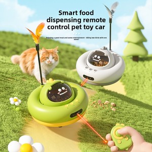 Juguete interactivo para gatos y perros: Varita con bola chirriante, juguete de movimiento y masticable para mascotas - Product Image 1