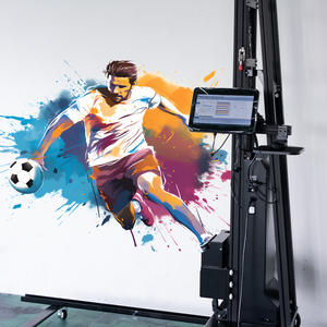 Máquina de impresión de pared inteligente portátil <span class=keywords><strong>Cmykw</strong></span> 5 colores Impresora de pared vertical 3D - Product Image 3