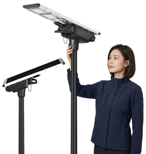 Luces Solares para Exteriores de 60W, Todo en Uno, Resistentes al Agua IP66, Lámpara LED para Carreteras, 12 Años de Calidad de Fábrica - Product Image 1