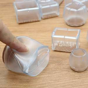 Wholesale Transparent Antiskid <b>Furniture</b> <b>Leg</b> Cover / Table Chair <b>Leg</b> Cap / <b>Leg</b> Feet <b>Protector</b> - Product Image 3
