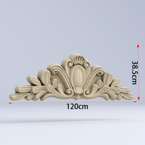 Prefabbricati in calcestruzzo statua stampi fusione scultura esterna in plastica motivo decorativo a rilievo da parete per esterno decorazione frontone - Product Image 1