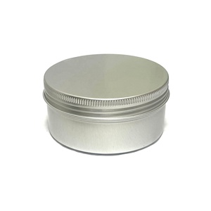 Boîte ronde en aluminium 30g, emballage cosmétique recyclable, impression de logo personnalisée - Product Image 3