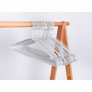 En gros I KNOW Cintre métallique en fil de fer pour blanchisserie, 16" 14.5Gauge, 18" 14.5Gauge, Couleurs Blanc et Bleu, Cintre pour costumes, pour usage en blanchisserie - Product Image 4