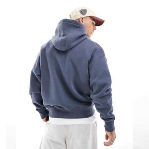 เสื้อฮู้ดผ้าคอตตอนแบบสวมหัวสำหรับผู้ชายเสื้อฮู้ดผ้าฟลีซรุ่นน้ำหนักมาก - Product Image 1