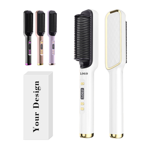 0728 Hair Straightener with Ptc 30s <b>Heating</b>, Anti Scald Silicone Tips, Lightweight Body Shape, Bulk Order Support - Product Image 1