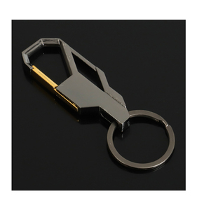 Logo personnalisé classique hommes boucle de <span class=keywords><strong>gourde</strong></span> en métal porte-clés ceinture Clip porte-clés Anti-perte boucle suspendue porte-clés de mode - Product Image 5