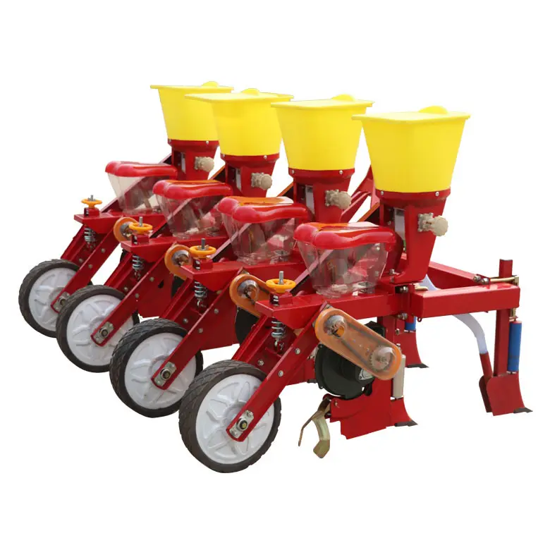 Machine agricole de maïs intégrée, w, tracteur à quatre roues à suspension, pour ramper et creuser les maïs
