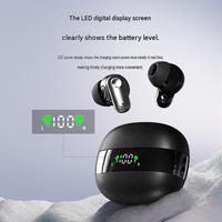 OEM ODM Daya Tahan Baterai Lama Layar Digital In-Ear Fone De Ouvido HiFi Musik BT Tws Earbud Nirkabel Tahan Air Earphone Olahraga
