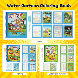 <span class=keywords><strong>Libri</strong></span> da colorare ad acqua per bambini, <span class=keywords><strong>libri</strong></span> da disegno ad acqua riutilizzabili, <span class=keywords><strong>libri</strong></span> da colorare senza disordine - Product Image 2