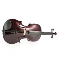 Instruments à cordes avancés professionnels Huasheng 1/4 1/2 3/4 4/4 1/8 violon en tilleul avec étui à bas prix