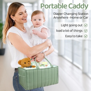 480g portátil mochila bebê fralda saco saco com compartimentos removíveis bebê fralda saco - Product Image 5
