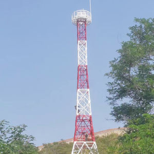 High-End Ontwerp Stalen Satelliet Antenne Monitoring Toren Hot Dip Galvaniseren Aanpasbare Hoogte Voor Bos Observatie Mobiel - Product Image 3