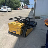 Tondeuse à gazon télécommandée sur chenilles, moteur diesel 4 temps 23 CV, dénivelé 45 degrés, débroussailleuse KD192F, largeur de coupe 800 mm, pour verger